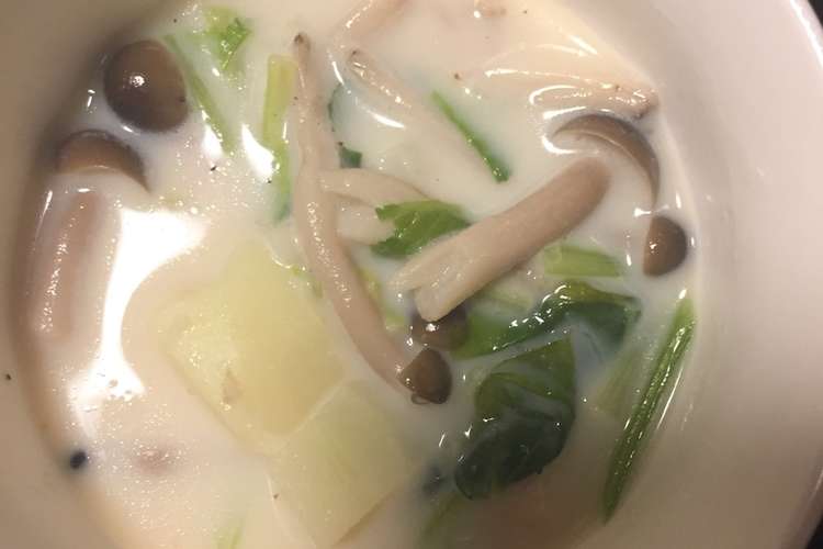 じゃがいもときのこのクリームスープ レシピ 作り方 By 食べてダイエット クックパッド