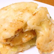 超ふわふわ!卵不要の豆腐お好み焼の写真