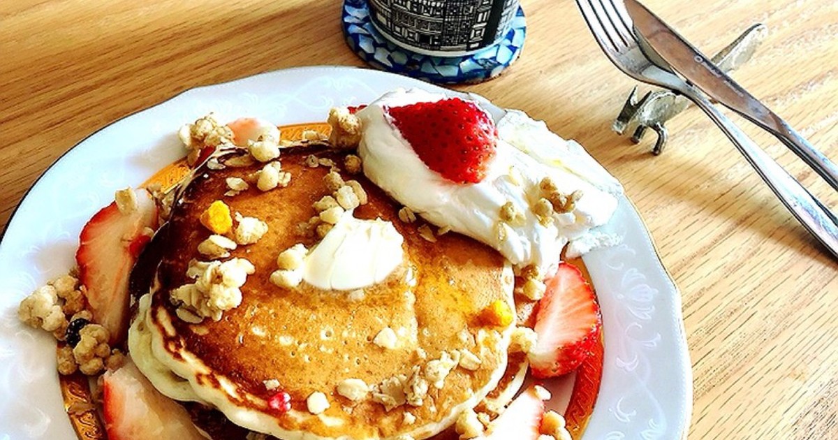 フルグラの食感楽しいパンケーキ レシピ 作り方 By Eriii39 クックパッド 簡単おいしいみんなのレシピが350万品