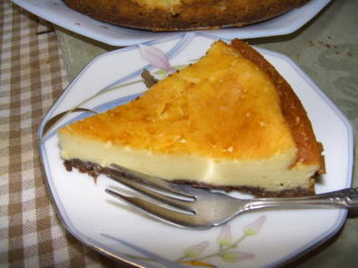 量りいらず☆の簡単ベイクドチーズケーキの写真