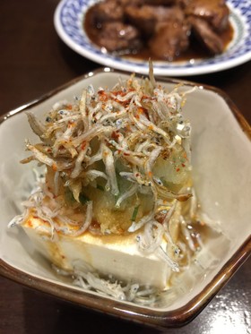 じゃこ&おろしの冷奴