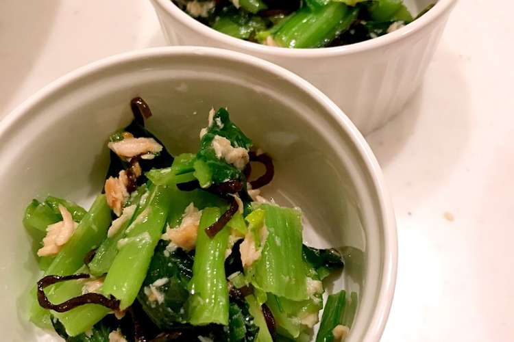 無限小松菜 小松菜嫌いの旦那も食べちゃう レシピ 作り方 By さきッチョ クックパッド 簡単おいしいみんなのレシピが353万品