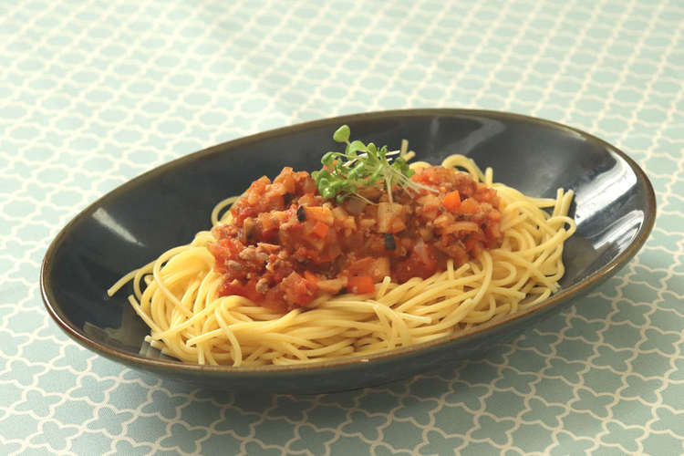 腸活 根菜たっぷり和風ミートソース レシピ 作り方 By Mykinso クックパッド