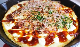 おうちで簡単 山芋鉄板焼き