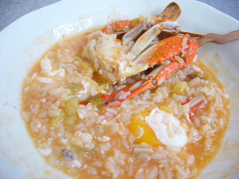 納豆のタレで簡単渡り蟹のリゾットの画像