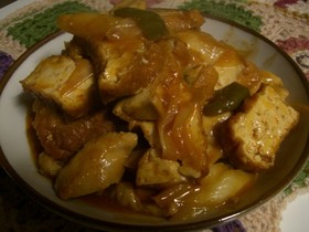厚揚げと鶏肉のサッパリ焼き