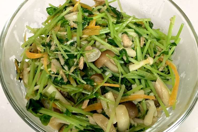 離乳食完了期 幼児食に 豆苗のツナ炒め レシピ 作り方 By ひかるめ クックパッド 簡単おいしいみんなのレシピが360万品