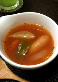 朝食に☆「昭和なトマトスープ♪」