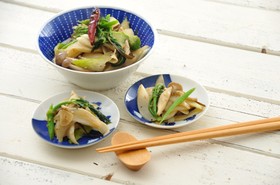 まるごとうどのペペロンチーノ風きんぴら