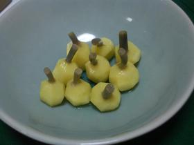 ★慈姑(くわい)クチナシ煮☆