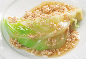 キャベツのそぼろ煮