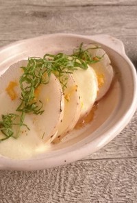 長芋とモッツァレラチーズの塩みかんグリル
