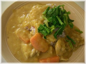 クリームシチューがカレーに変身☆★