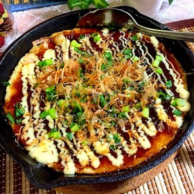 簡単居酒屋風♡10分で絶品山芋鉄板焼き