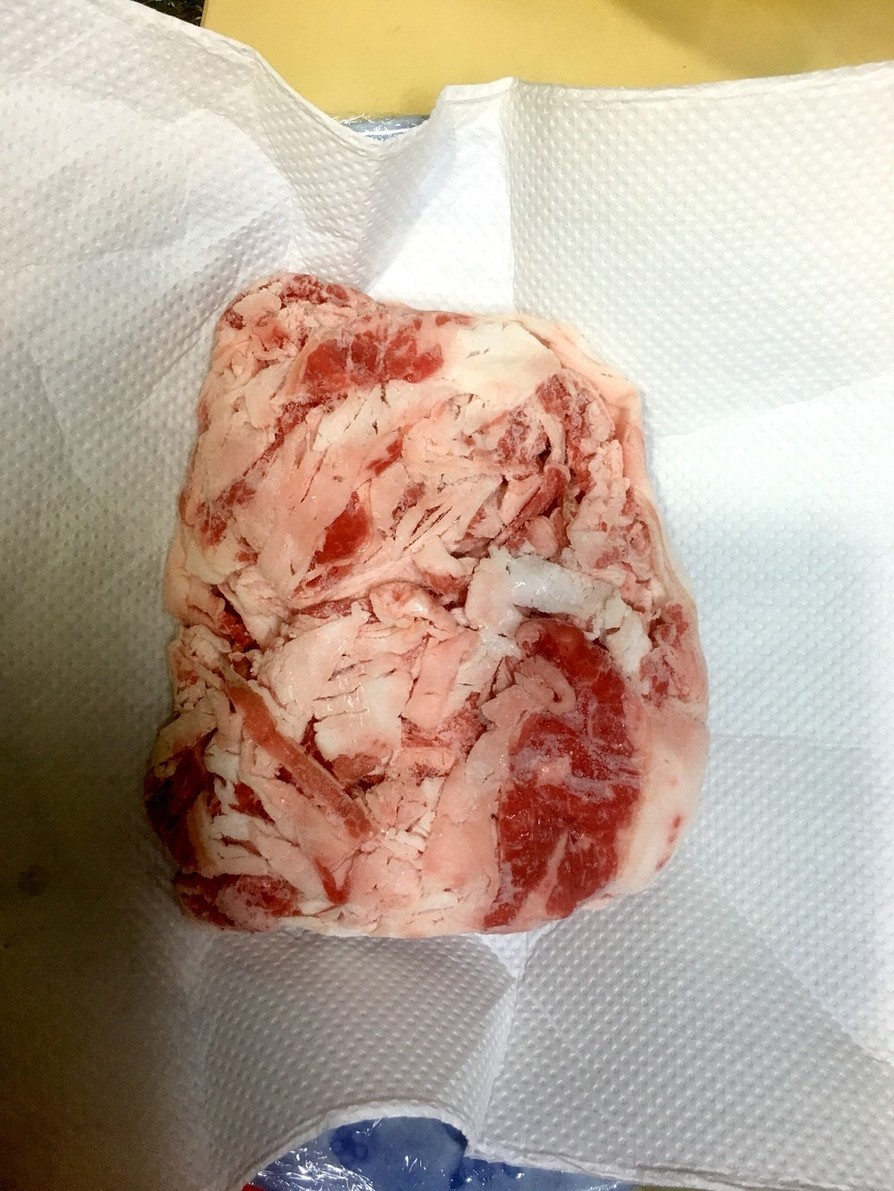 レンジで上手にお肉を解凍する方法の画像