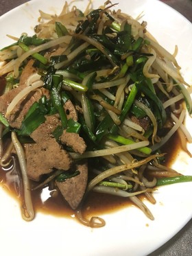 簡単★焼肉のたれでレバニラ炒め