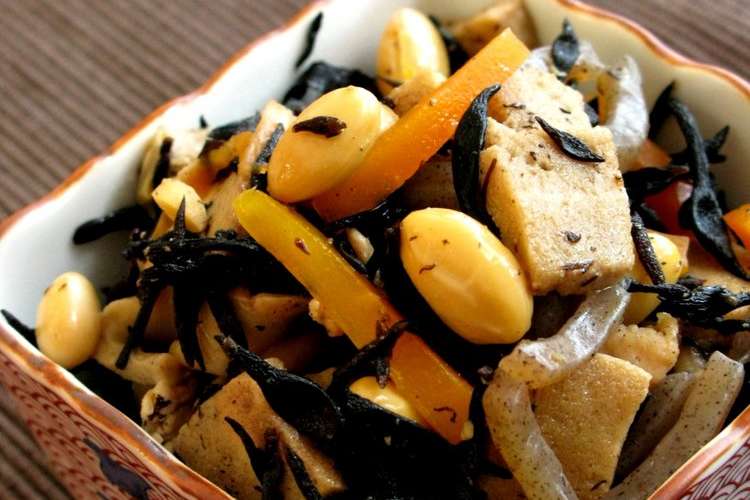 栄養満点 ひじきの煮物 レシピ 作り方 By Qoocooking クックパッド 簡単おいしいみんなのレシピが361万品