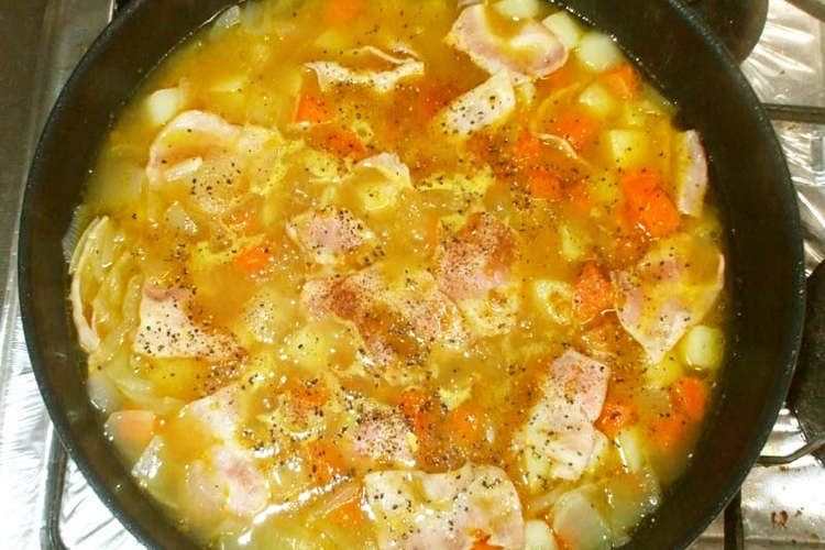 カレースープ 簡単カレー粉で レシピ 作り方 By 漢方薬のタカキ大林店 クックパッド 簡単おいしいみんなのレシピが356万品