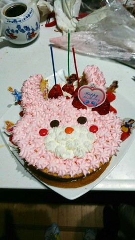 子供が喜ぶ簡単ウサギのケーキ❤