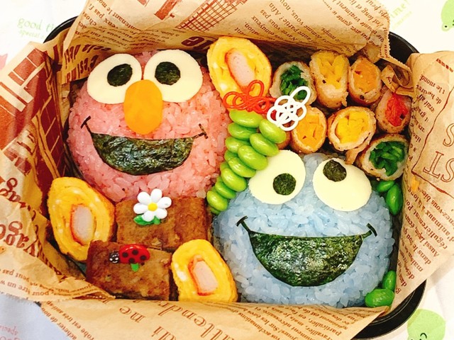 キャラ弁 エルモ クッキーモンスター レシピ 作り方 By あいみnキッチン クックパッド 簡単おいしいみんなのレシピが376万品
