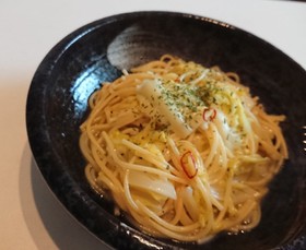 キャベツのペペロンふぅワンポットパスタ