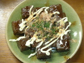 ダイエットに!簡単蒟蒻のたこ焼き風