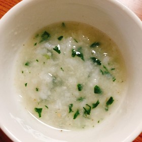 かつおとほうれん草の雑炊(7.8ヵ月)