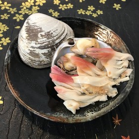 甘くて美味しい!ボイルほっき貝のお造り♪