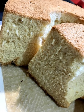 わらび餅粉と米粉で作るきな粉シフォン