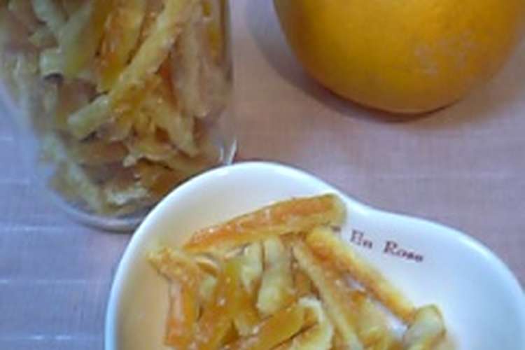 忙しい人必見 電子レンジで作る甘夏ピール レシピ 作り方 By くみみん クックパッド 簡単おいしいみんなのレシピが350万品