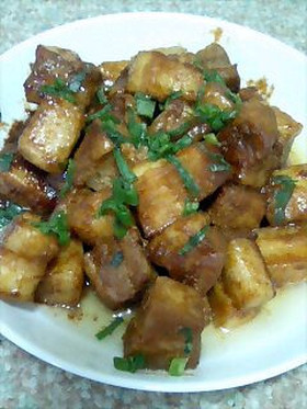 豚バラの味噌焼き