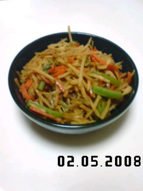 疲れを吹き飛ばせ!さっぱりきんぴら