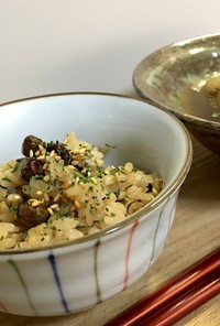 中華風豆ともち麦炊き込みご飯炊飯器で簡単