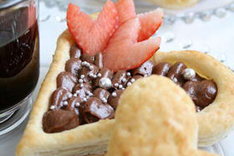 チョコカスタードクリームチーズパイ レシピ 作り方 By 勇気凛りん岸田夕子 クックパッド 簡単おいしいみんなのレシピが354万品