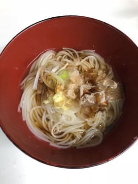 つけ汁の要らない釜揚げうどん・釜揚げ素麺