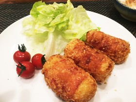 炒めず簡単★ベーコン巻コロッケ