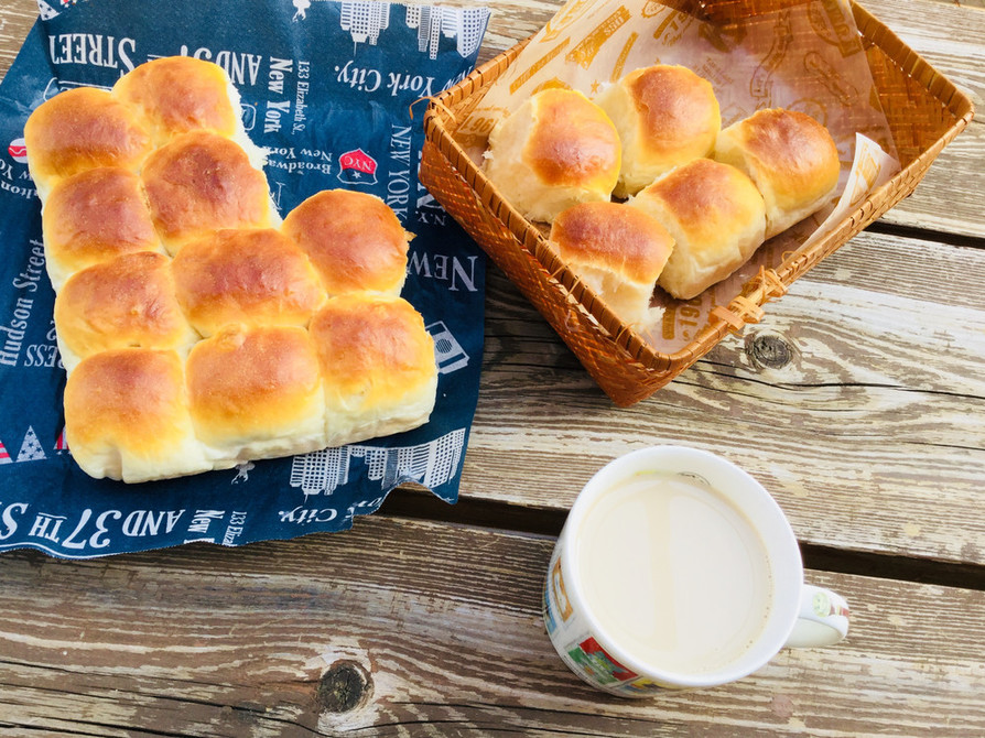 ほんのり甘い⁑ミルクちぎりパンの画像