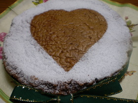 アーモンド粉たっぷりのチョコレートケーキ