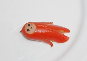赤ウインナー星人 ☆キャラ弁のおかず☆