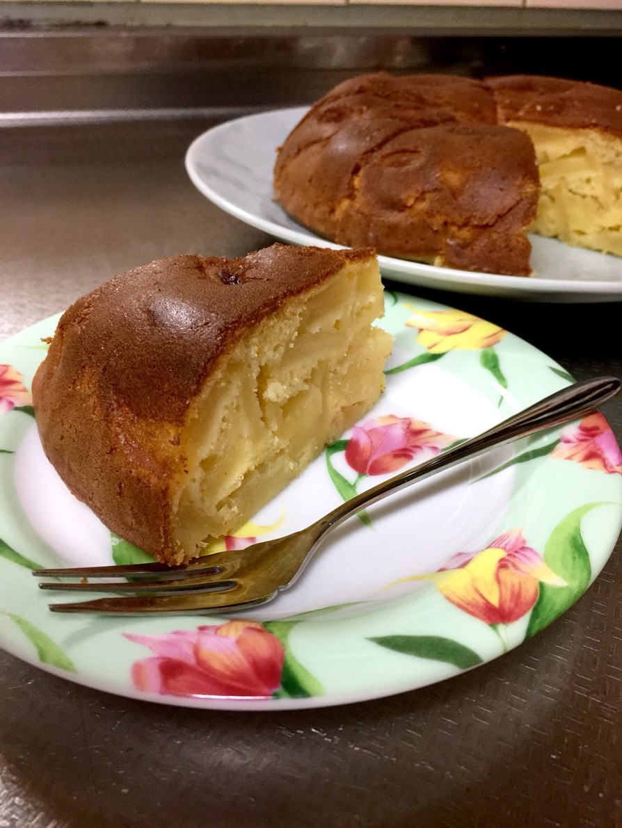 HM&炊飯器で簡単☆りんごのバターケーキの画像
