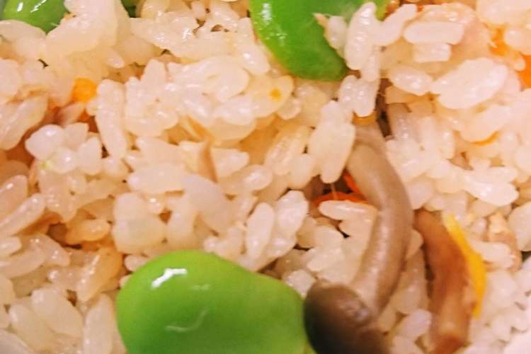 空豆とツナの炊き込みご飯 レシピ 作り方 By みこぴょんぴょん クックパッド 簡単おいしいみんなのレシピが353万品