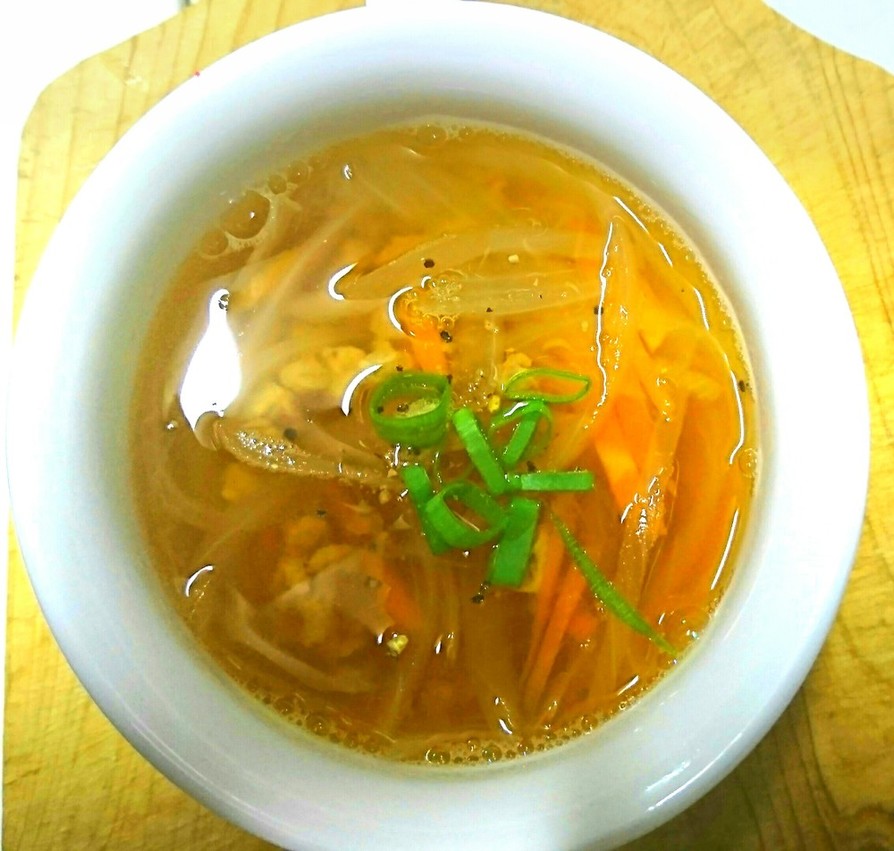 「ダイスラボ」大豆のお肉ミンチと野菜のかんたんスープの画像