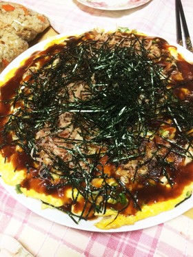ふわふわ極上♪豆腐とキャベツお好み焼き★