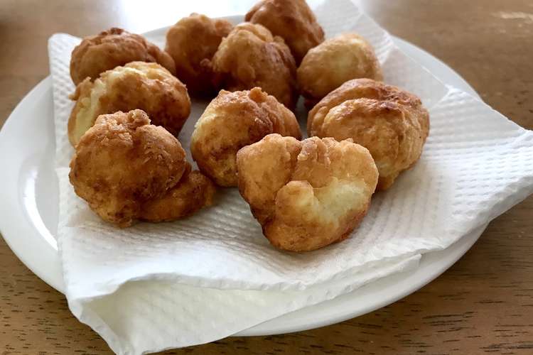 簡単 豆腐ドーナツ Hm玉子牛乳なし レシピ 作り方 By Ok食堂 クックパッド 簡単おいしいみんなのレシピが358万品