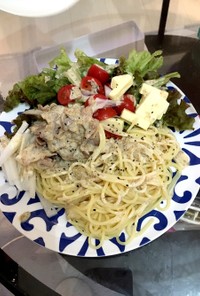 豚しゃぶの冷静パスタ♪夏の簡単パスタ