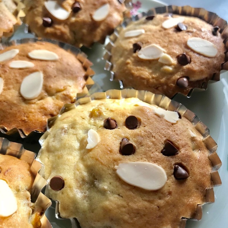 バナナマフィンのレシピ