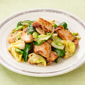 鶏むね肉とキャベツのオイスターマヨ炒め