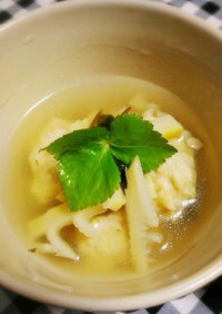 タケノコ入り☆春の鶏団子スープ