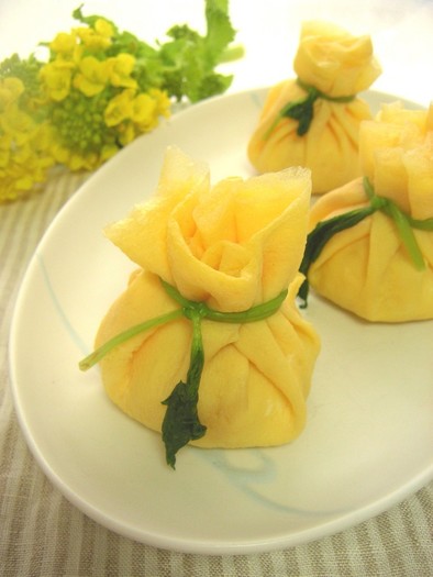 柚子の香り✿茶巾ずしの写真