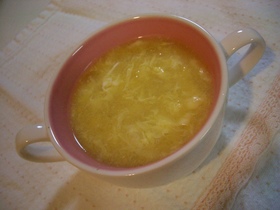 コーン缶で5分!!本格中華スープ☆